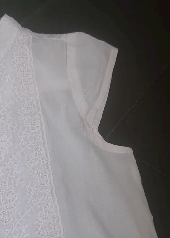 Kız Çocuk  Kısa Kollu ince Bluz - Görsel 7