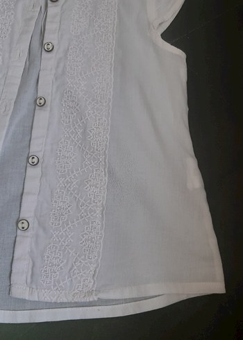 Kız Çocuk  Kısa Kollu ince Bluz - Görsel 8