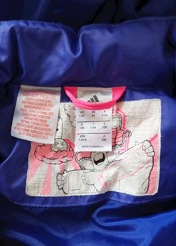 Kızlar için lacivert kışlık Fermuarlı Mont - Görsel 3