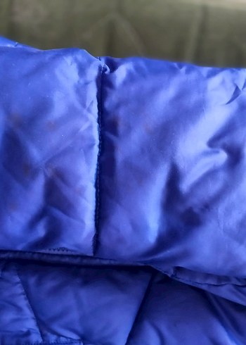 Kızlar için lacivert kışlık Fermuarlı Mont - Görsel 9