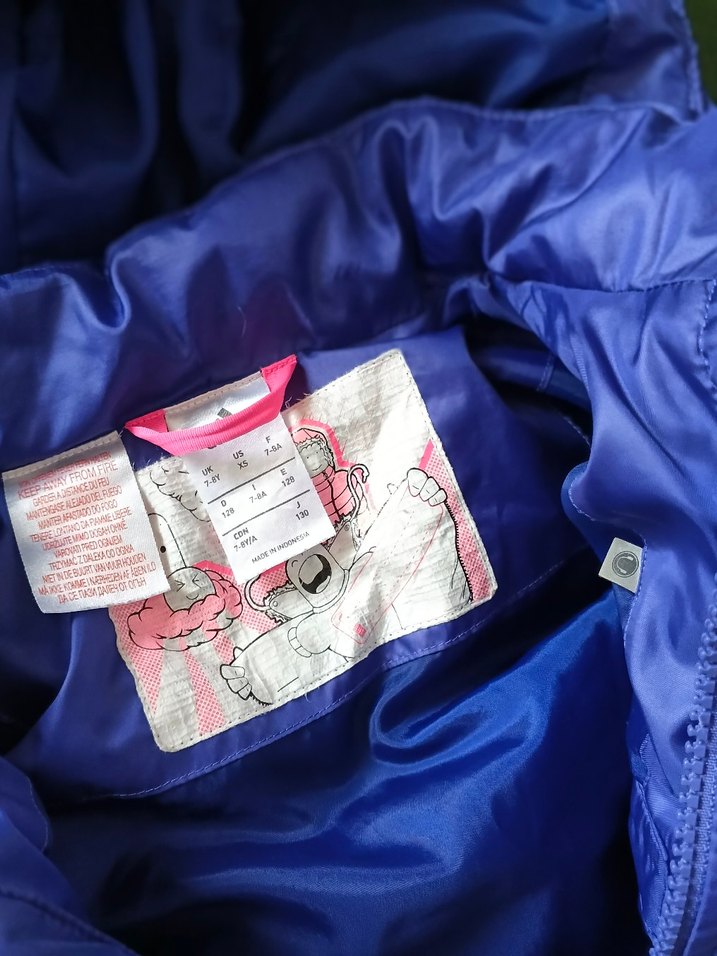 Kızlar için lacivert kışlık Fermuarlı Mont - Görsel 4