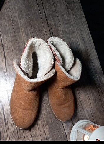 38 Beden camel Renk Ugg tarzı bot