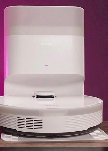Beyaz Mova Robot Süpürge