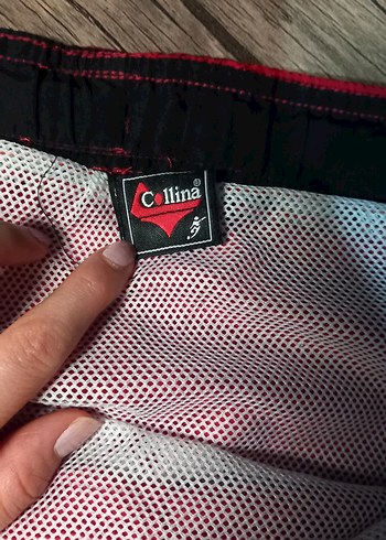 Koyu Kırmızı Erkek Midi Boy Şort - Görsel 7