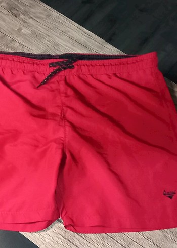Koyu Kırmızı Erkek Midi Boy Şort - Görsel 8