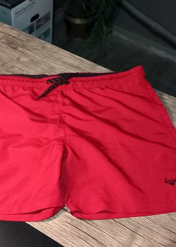 Koyu Kırmızı Erkek Midi Boy Şort - Görsel 11