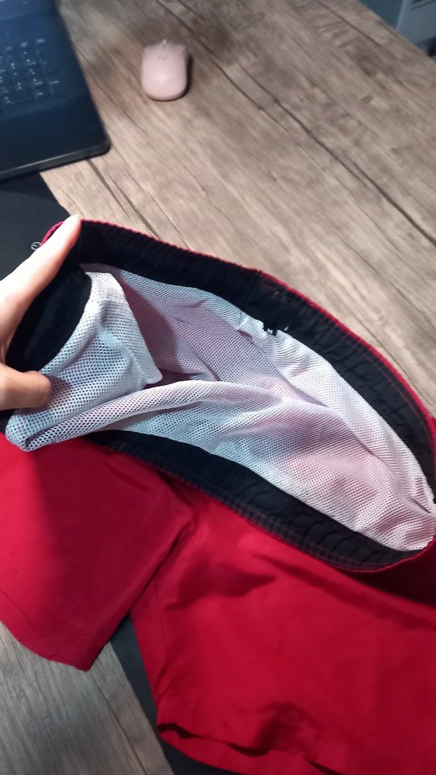 Koyu Kırmızı Erkek Midi Boy Şort - Görsel 4