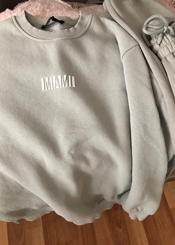Diğer Gri Kız Sweatshirt ve Eşofman Takımı