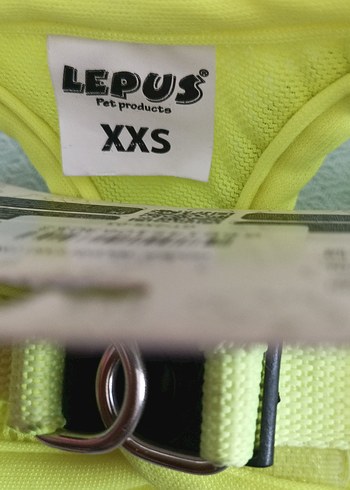 Beden Renk Sarı Renkli Köpek Göğüs Yeleği XXS