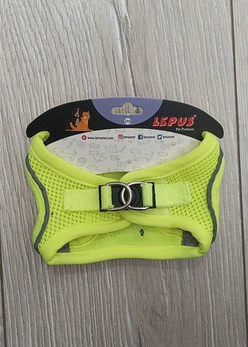 Sarı Renkli Köpek Göğüs Yeleği XXS