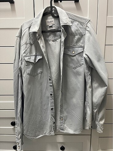 Erkek pull & bear jeans gömlek