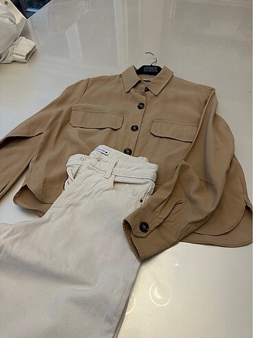 Zara bol krem pantolon