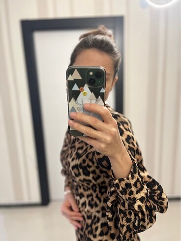Diğer Leopar desen elbise