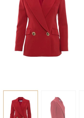Gizia Marka Kirmizi Kadin Blazer Ceket