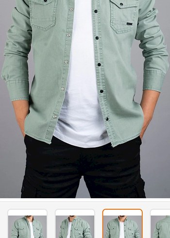 gri - bej - su yeşili M beden - Görsel 3