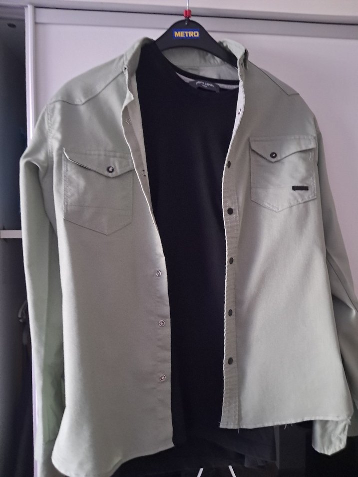 gri - bej - su yeşili M beden - Görsel 4