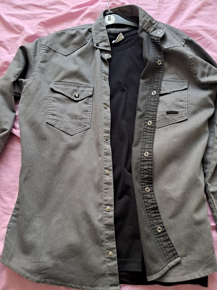 gri - bej - su yeşili M beden - Görsel 5