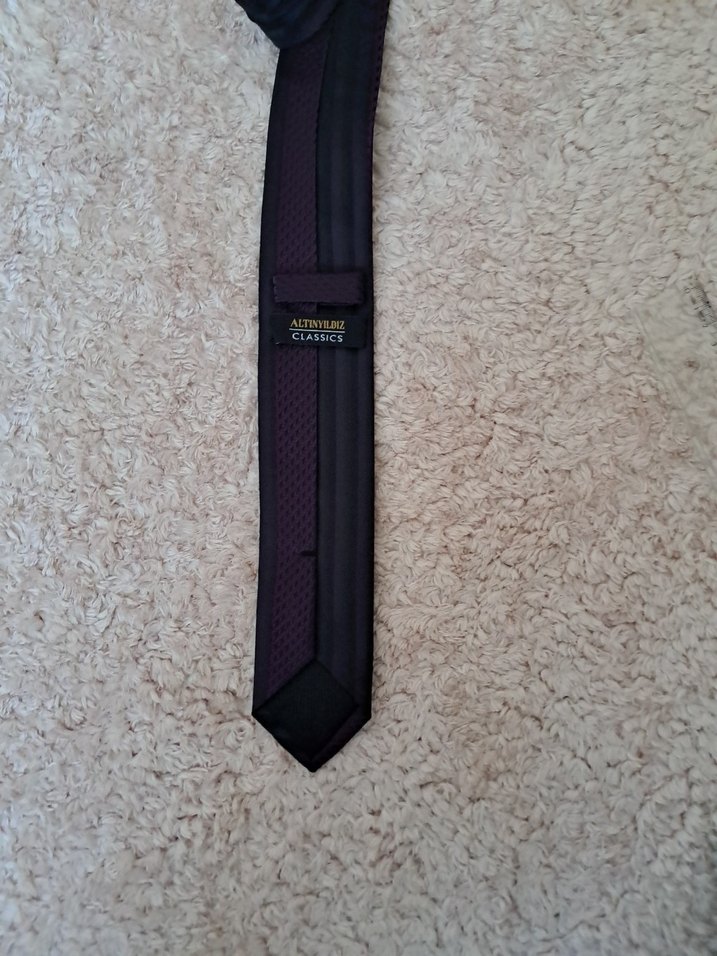 6 cm bordo kravat6 cm - Görsel 2