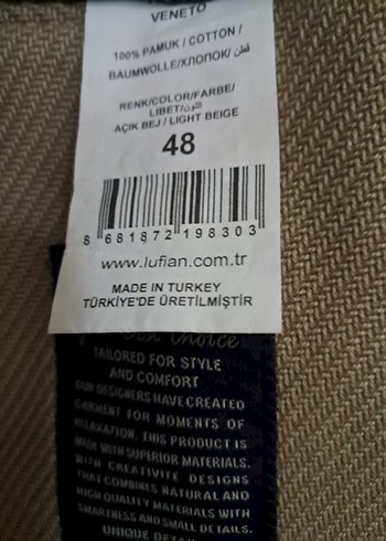 Lufian 48 Bej Ceket - Görsel 2