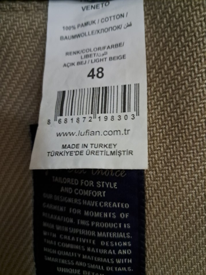 Lufian 48 Bej Ceket - Görsel 2