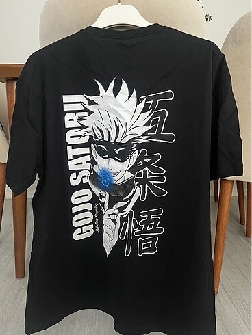 xl Beden siyah Renk Japon Anime Tişört XL