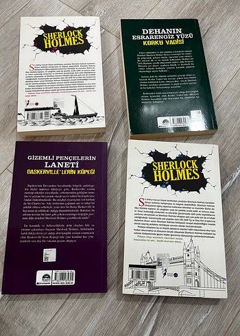 Sherlock Holmes Kitap Seti - 4 Kitap - Görsel 3