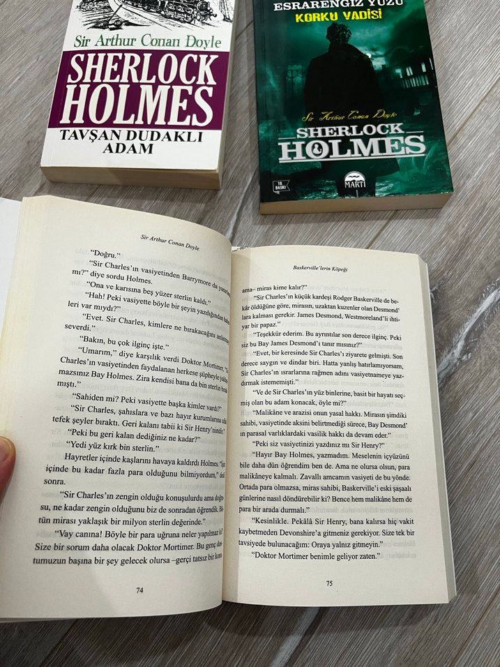 Sherlock Holmes Kitap Seti - 4 Kitap - Görsel 4