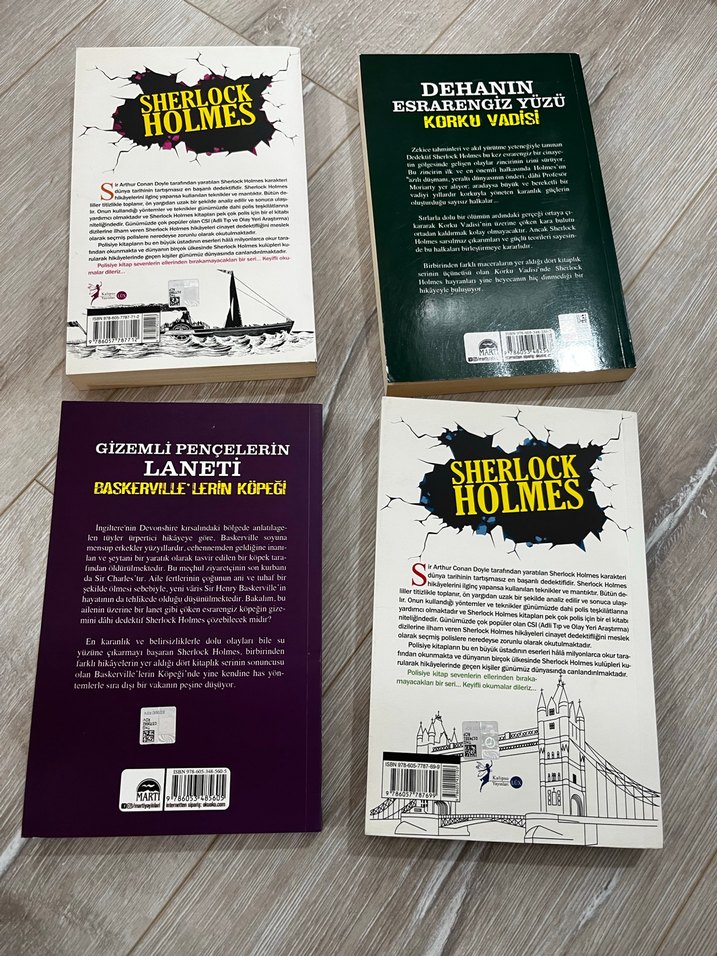 Sherlock Holmes Kitap Seti - 4 Kitap - Görsel 3