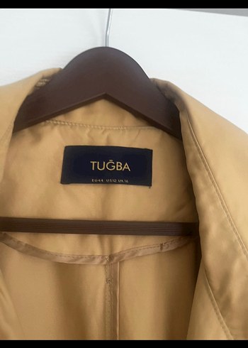 Tuğba & Venn 44 beden Bej Camel  Trençkot - Görsel 2
