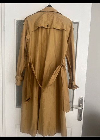 Tuğba & Venn 44 beden Bej Camel  Trençkot - Görsel 4