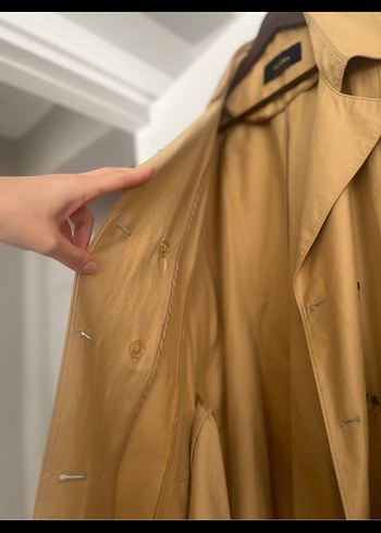 Tuğba & Venn 44 beden Bej Camel  Trençkot - Görsel 7
