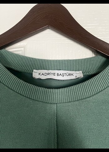 Su Yeşili Kadriye Baştürk Uzun Kollu Tunik - Görsel 2
