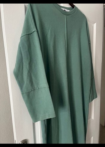 Su Yeşili Kadriye Baştürk Uzun Kollu Tunik - Görsel 3