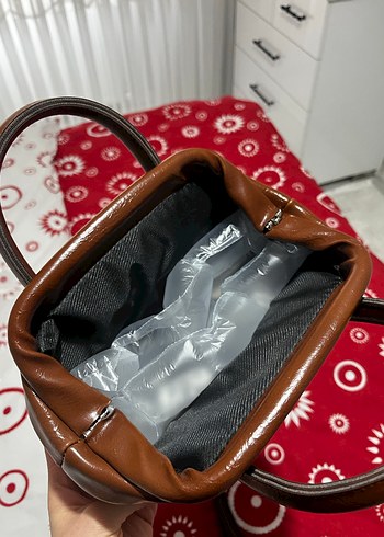 Densila Acı kahve taba çapraz çanta - Görsel 12