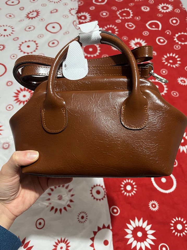 Densila Acı kahve taba çapraz çanta - Görsel 4