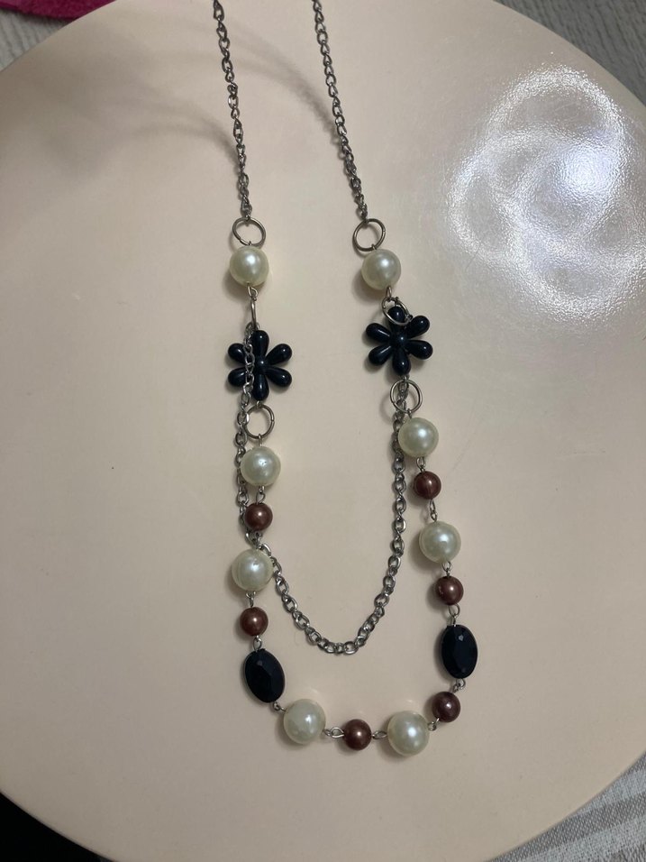 Uzun Zincir Detaylı Mavi Bohem Kolye çeşitleri - Görsel 4