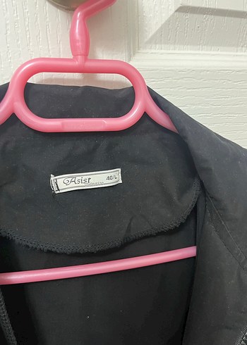 Siyah Fermuarlı Kadın Ceket - Görsel 3