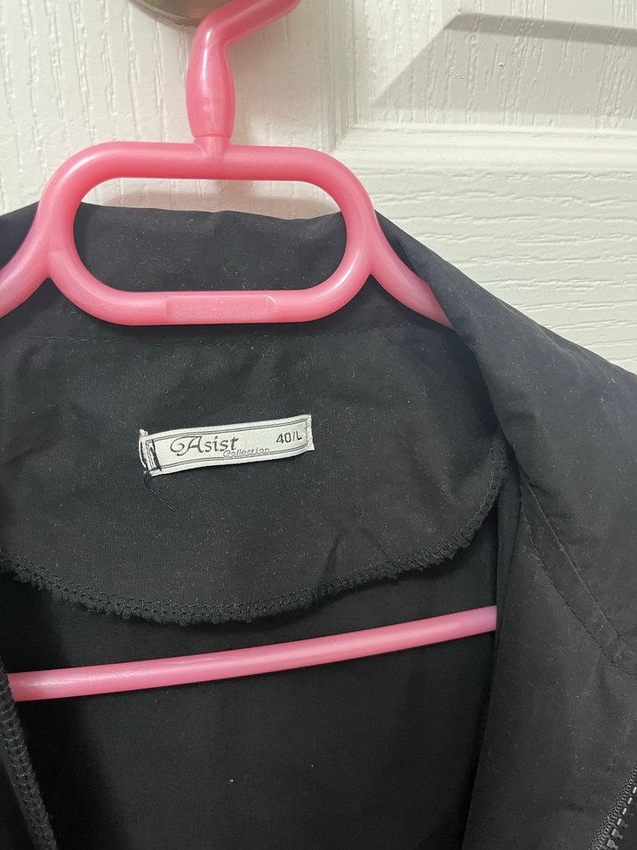 Siyah Fermuarlı Kadın Ceket - Görsel 3