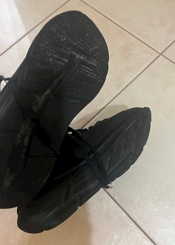 Siyah Bağcıklı Erkek Spor Ayakkabı - Görsel 4