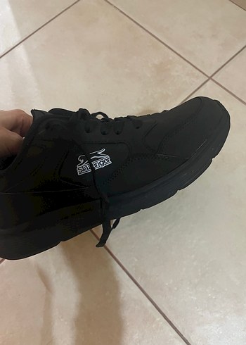 Siyah Bağcıklı Erkek Spor Ayakkabı - Görsel 3