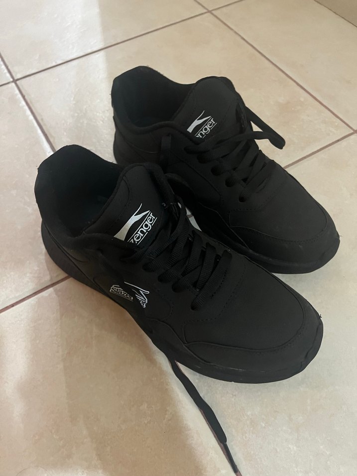 Siyah Bağcıklı Erkek Spor Ayakkabı - Görsel 2