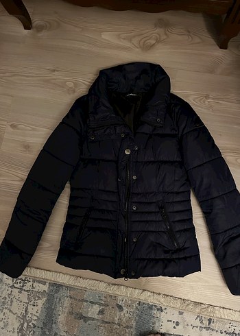 Siyah Kadın Midi Kaban, Kürk Detaylı, Sokak Stili - Görsel 2