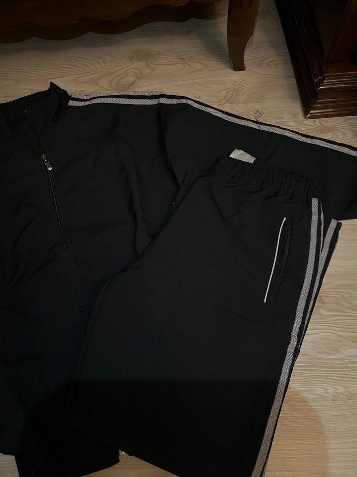 Siyah Fermuarlı Mini Erkek  Eşofman Takımı - Görsel 3