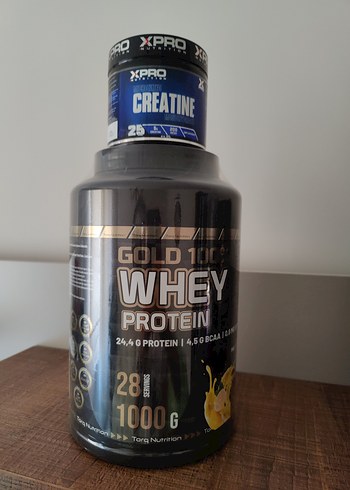 XPRO Gold Whey Protein 1000g ve Kreatin