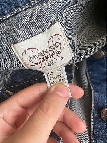 xs Beden vintage kot yelek