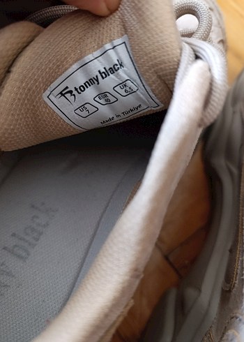 Bej Renk Bağcıklı Kadın Spor Ayakkabı - Görsel 3