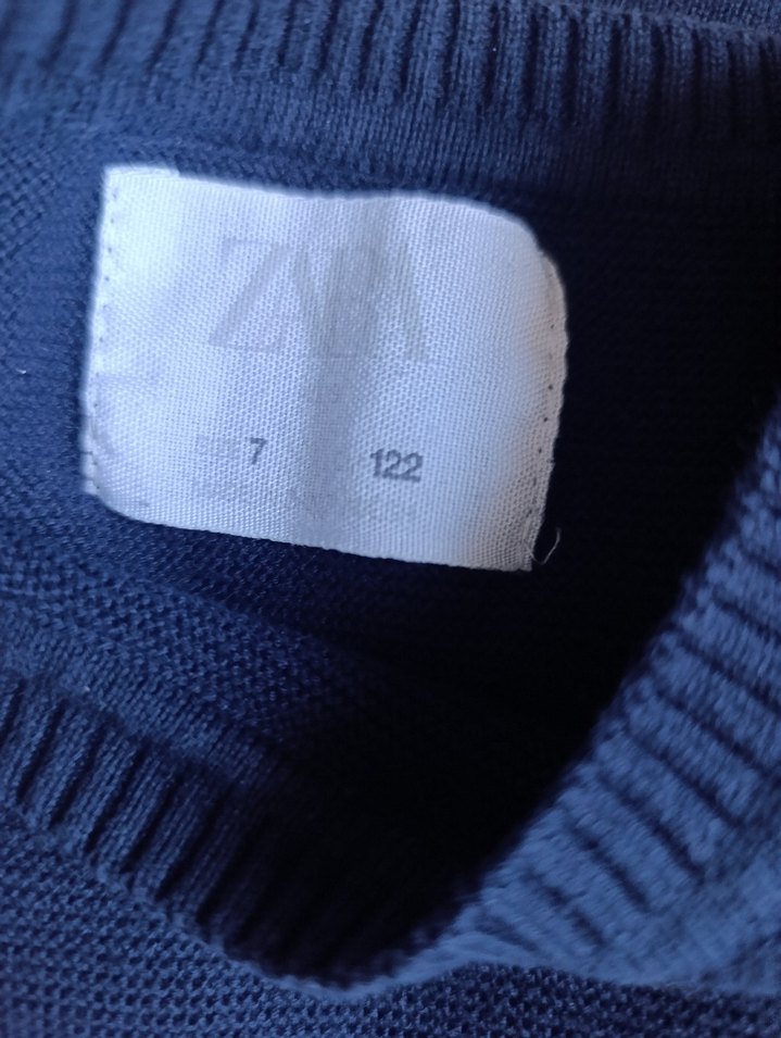 Erkek Çocuk Beyaz Pamuklu Bisiklet Yaka Kazak - Görsel 3