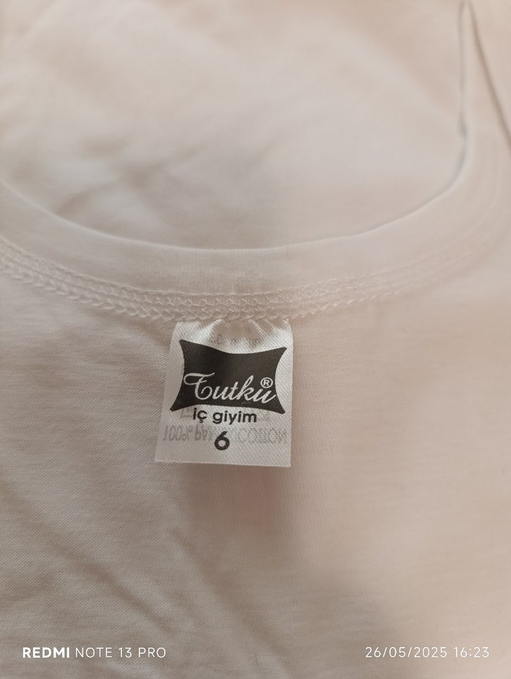 Diger Erkek Beyaz Regular Fit Atlet - Görsel 3