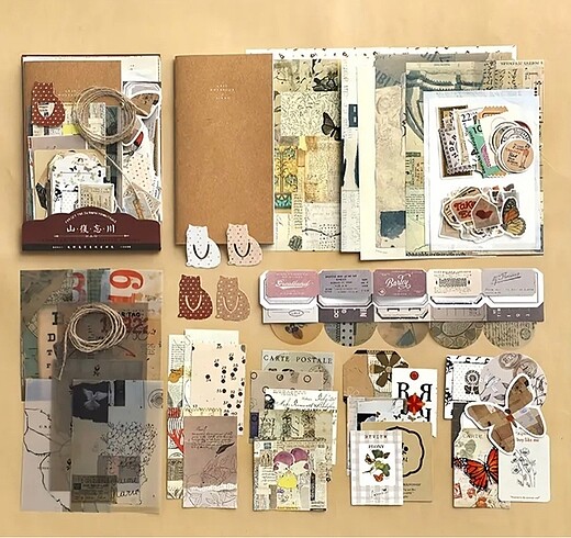 Scrapbook seti journal ajanda