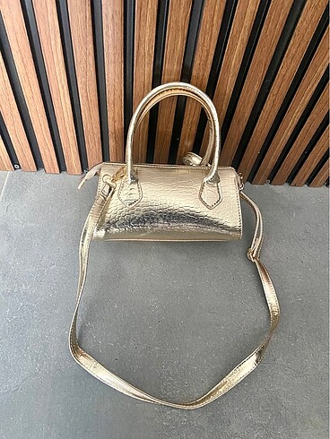 Sheinside Gold silindir çanta